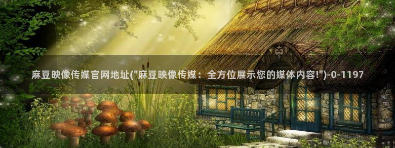 model麻豆传媒官网：麻豆映像传媒官网地址(\