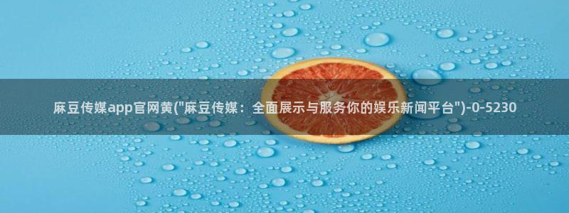 麻豆传媒官网app污：麻豆传媒app官网黄(\